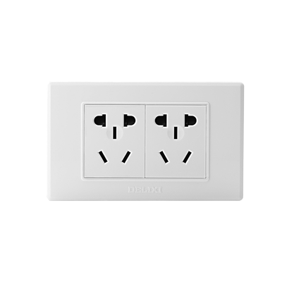 德力西旗舰店118型10孔二位插座