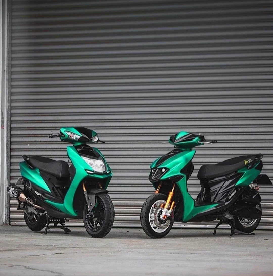 三阳劲战四代目电光绿配色