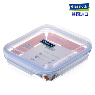 面包蛋糕烤盘 Glasslock耐热钢化玻璃保鲜盒烘焙模具微波炉烤箱款