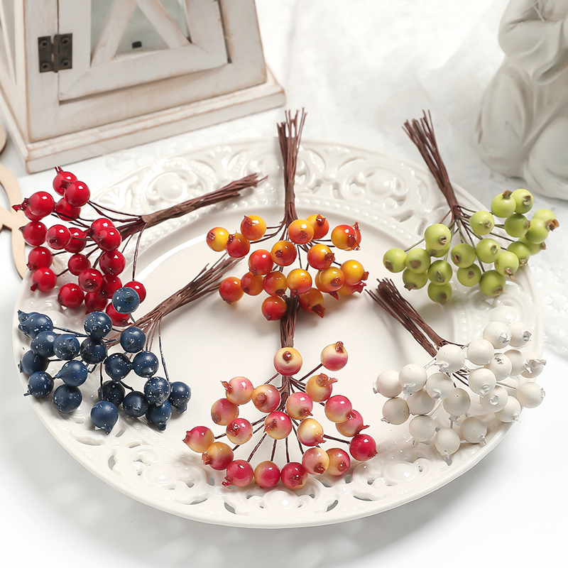 手工diy森系多色小浆果发财果