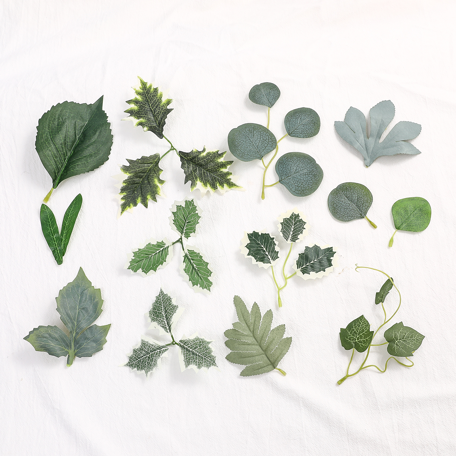 仿真树叶 diy手工装饰材料配件 叶子插花植物装饰 拍摄道具