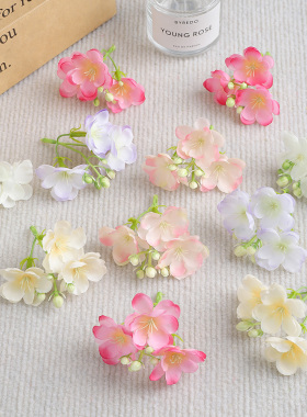 仿真茉莉花串DIY花环装饰道具
