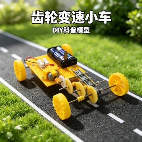 stem齿轮机构变速小车ppt教学