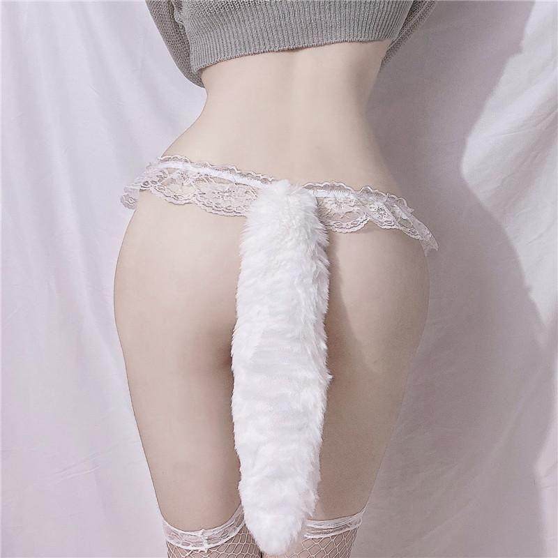 可爱按摩秘密花园狐狸尾巴内裤日系软妹开裆珍珠丁字裤毛球内裤,女士内衣/男士内衣/家居服,女丁字裤,淘宝优惠券,粉丝福利购,淘宝优惠卷