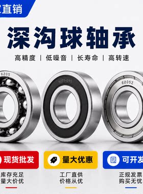 深沟球轴承 6200 6201 6202 6203 6204 6205 6206  6207 6208 ZRS