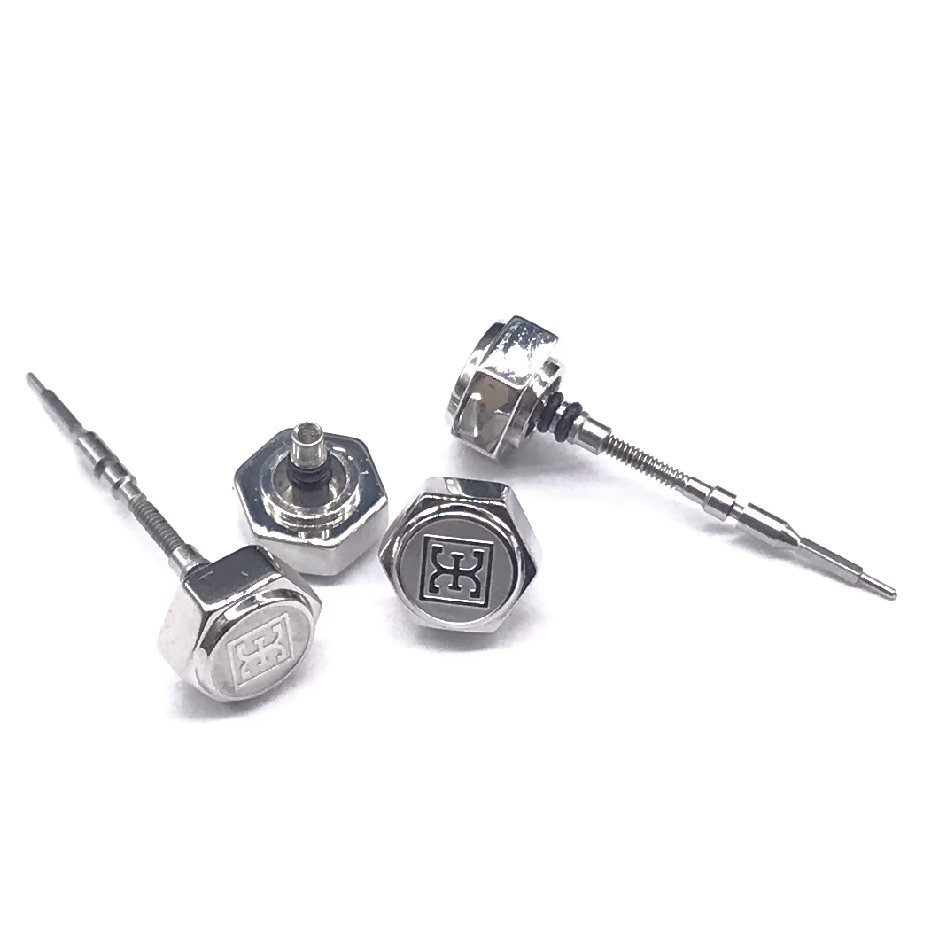 依波银色手表把头原厂