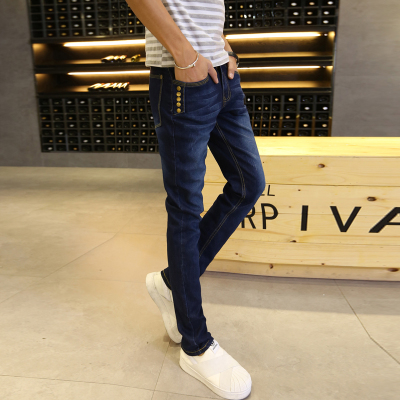 Jeans pour adolescent pieds Slim pour automne - Ref 1468196 Image 5