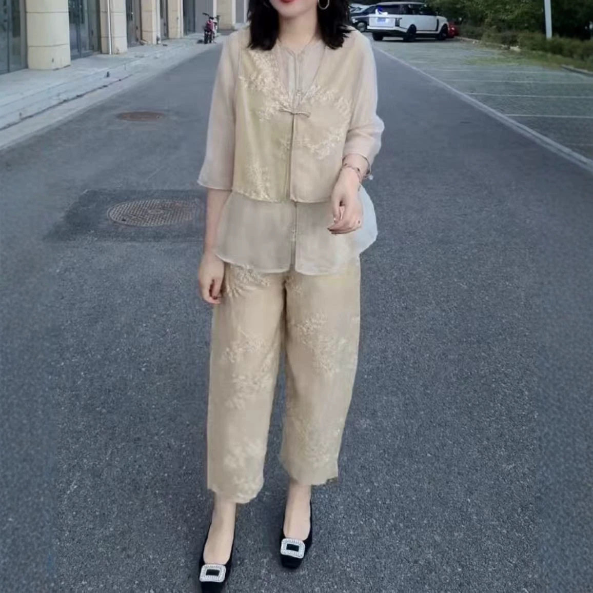 今年流行特惠2655620新大爱美依缘2026夏季新款百搭打底衫盘扣