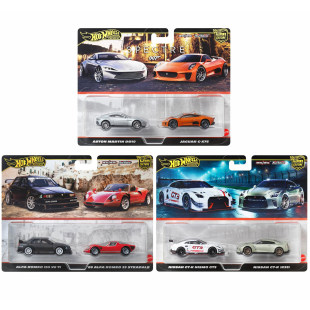 风火轮汽车文化双车套日产GTR NISSMO GT3 R35合金车模型收藏玩具