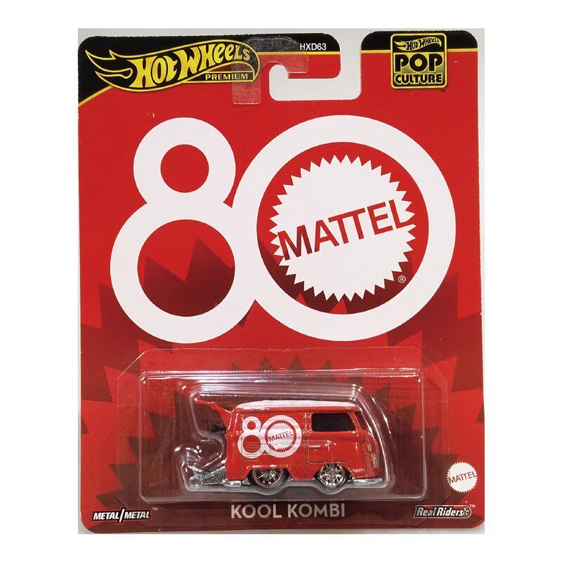 风火轮美泰80周年大众面包车梦想巴士珍藏纪念版仿真合金模型玩具