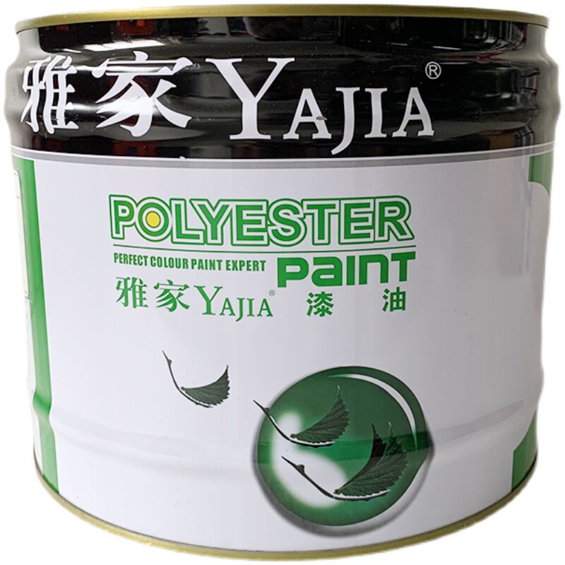 雅家大桶pu油性漆木器漆家具翻新亮光 哑光白面漆白底漆白色油漆