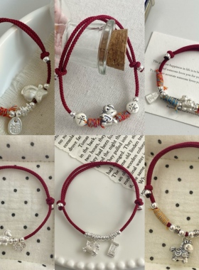 S925银马上有钱新中式风手工