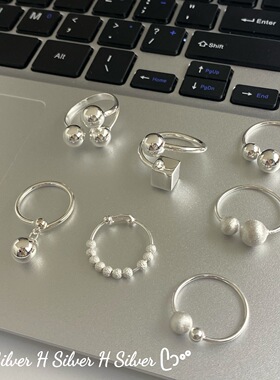 S925银小众设计感戒指