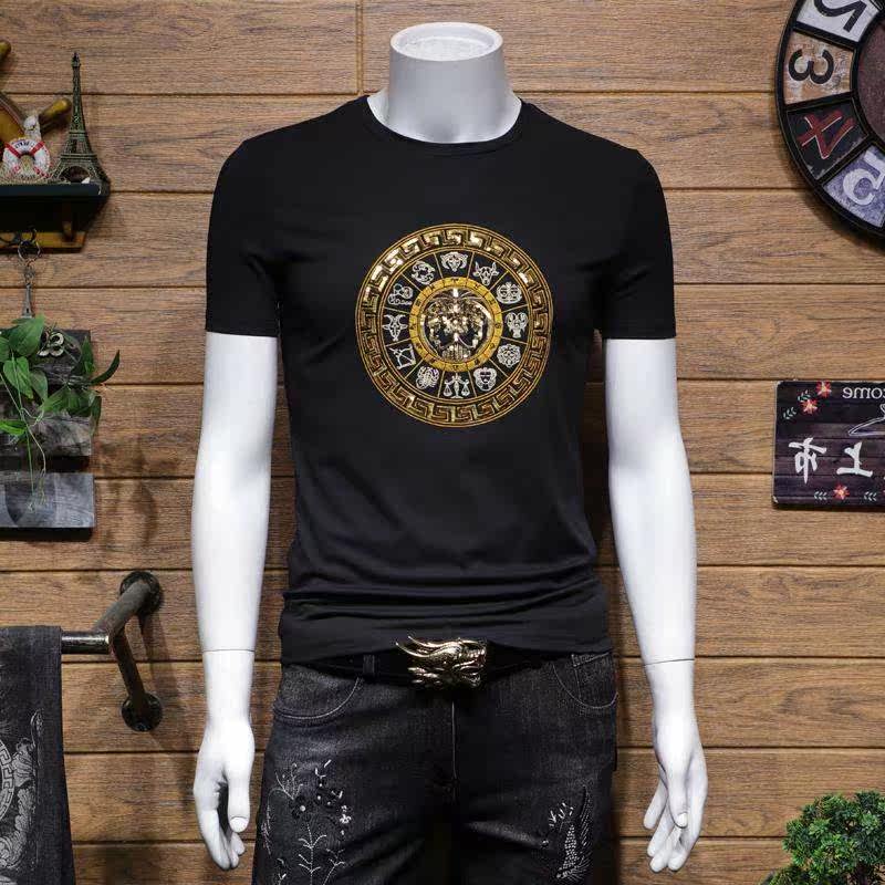 轩尧耐克泰欧洲站刺绣短袖T恤2020夏季新款男装丝光棉潮流亮片半|msdalam kategori Pakaian Lelaki, baju-T - dari Buy2taobao.com untuk memberikan perkhidmatan ejen Taobao profesional membeli