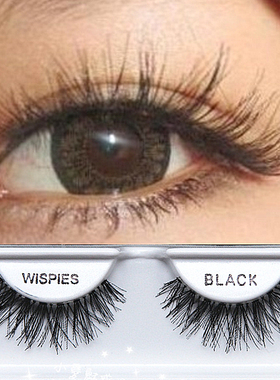 拍三包ARDELL艾戴尔假睫毛wispies/baby透明梗仿真杂草妩媚自然浓