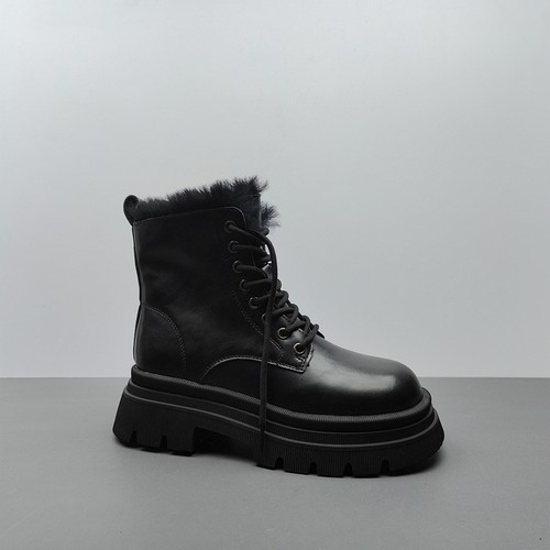 马丁靴新款棉靴休闲真皮英伦风