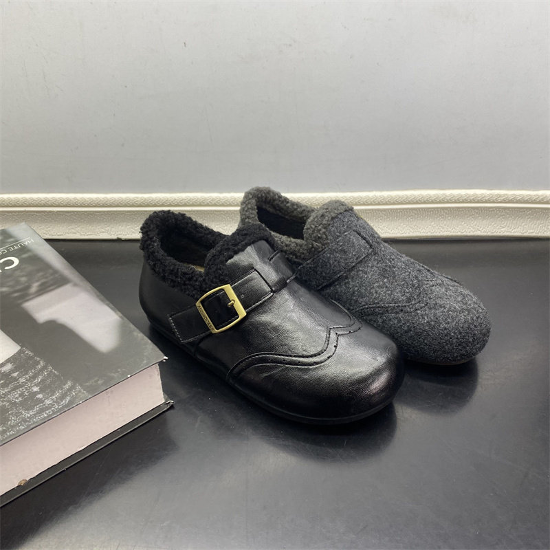 25秋冬季断码尾货休闲乐福鞋