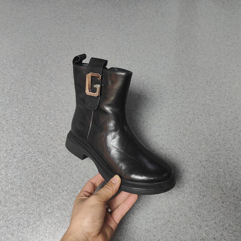 24尾货工厂断码处理女鞋真皮马丁靴短筒复古英伦风加绒保暖牛皮鞋,女鞋,马丁靴,淘宝优惠券,粉丝福利购,淘宝优惠卷
