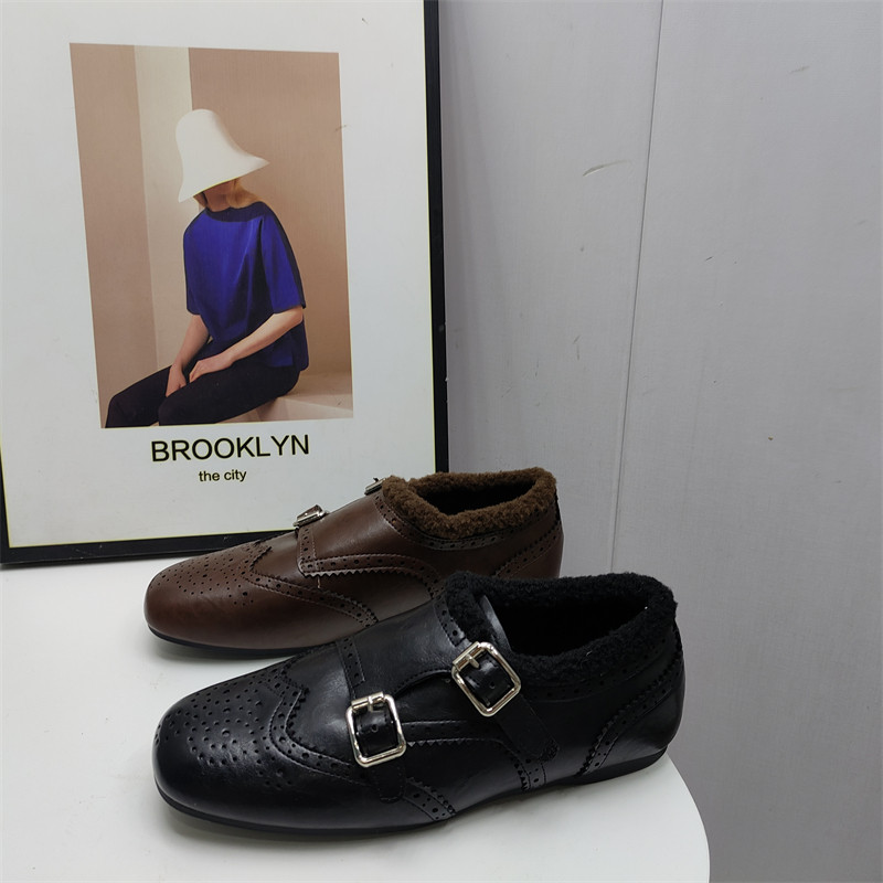 英伦风复古休闲乐福鞋女鞋