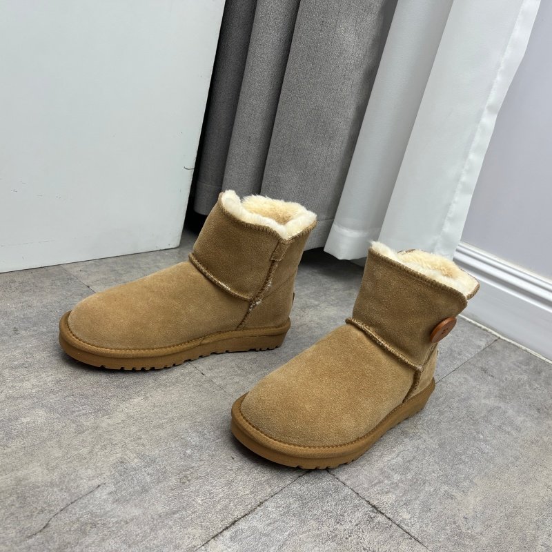 25冬季尾货处理新款真皮女棉靴保暖加厚雪地靴磨砂牛皮厚底短筒,女鞋,时尚雪地靴,淘宝优惠券,粉丝福利购,淘宝优惠卷