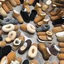 尾货处理真皮女棉靴厚底毛口雪地靴牛皮羊毛冬季 短靴保暖百搭任选