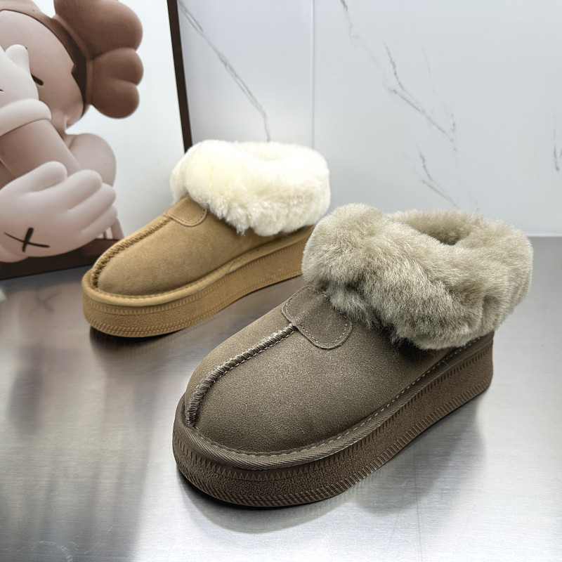 25冬季尾货处理新款真皮女棉靴加厚保暖毛口厚底磨砂牛皮雪地靴,女鞋,时尚雪地靴,淘宝优惠券,粉丝福利购,淘宝优惠卷