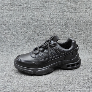 新款 增高厚底系带休闲舒适牛皮鞋 断码 男鞋 工厂尾货真皮单鞋 25春季