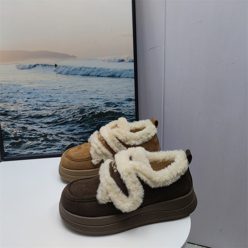 25秋冬季断码乐福鞋保暖加绒