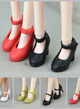 blythe心怡30cm人偶doll关节licca平脚azone梦凡鞋子洋娃娃高跟鞋