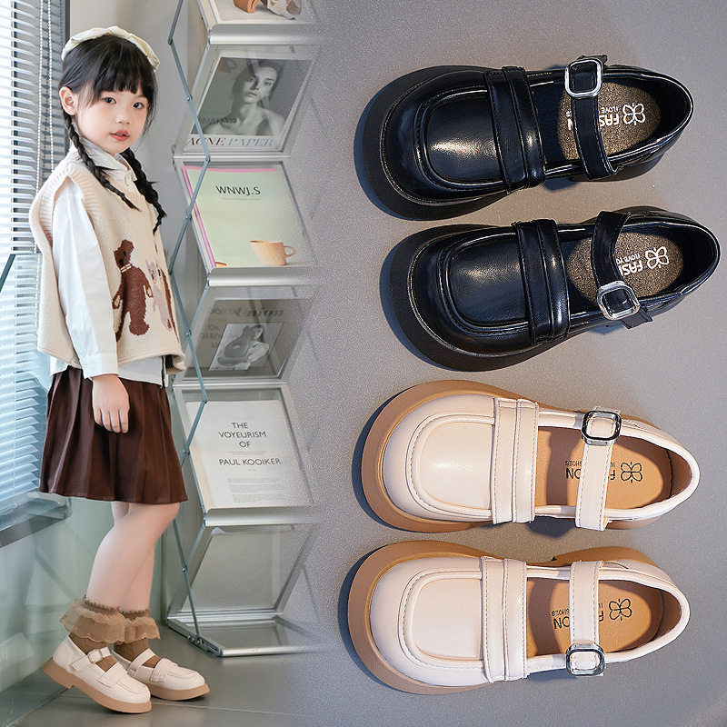 女童时尚公主鞋2026春夏新款小女孩软底防滑乐福鞋儿童演出鞋单鞋
