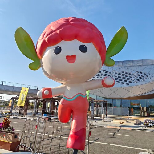 高州吉祥物荔枝卡通雕塑