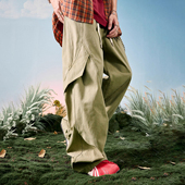 裤 休闲工装 宽松直筒弯刀长裤 男款 2026年春 Nuthink美式 新款 阔腿裤