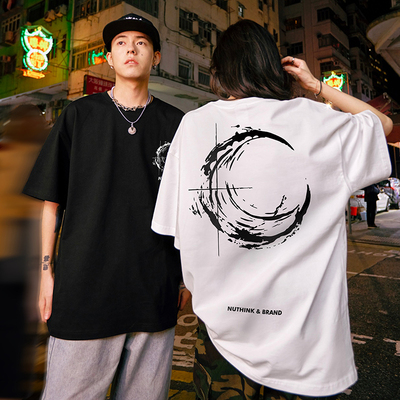 Nuthink美式潮牌印花T恤新款男女