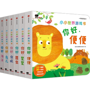 小小世界游戏书（套装共6册）北京小红花图书工作室 中信出版社 儿童艺术启蒙童书正版