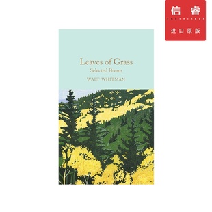 Selected Poems Grass Leaves Macmillan 麦克米伦图书馆珍藏版 Collector 草叶集诗选 英文原版 Library 惠特曼