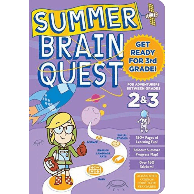 【英文原版 8-10岁】智力问答 暑期练习册 小学二、三年级 Summer Brain Quest: Between Grades 2 & 3 大脑任务 儿童益智