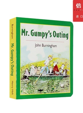 英文原版 和甘伯伯去游河 Mr Gumpy's Outing 低幼启蒙 童书绘本 吴敏兰书单