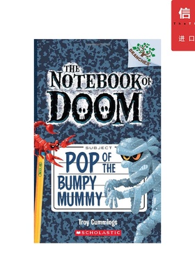 英文原版 毁灭笔记 6 Notebook of Doom Pop of The Bumpy Mummy 学乐大树系列 黑