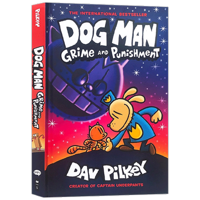 英文原版 Dog Man  9  Grime and Punishment 神探狗狗的冒险9