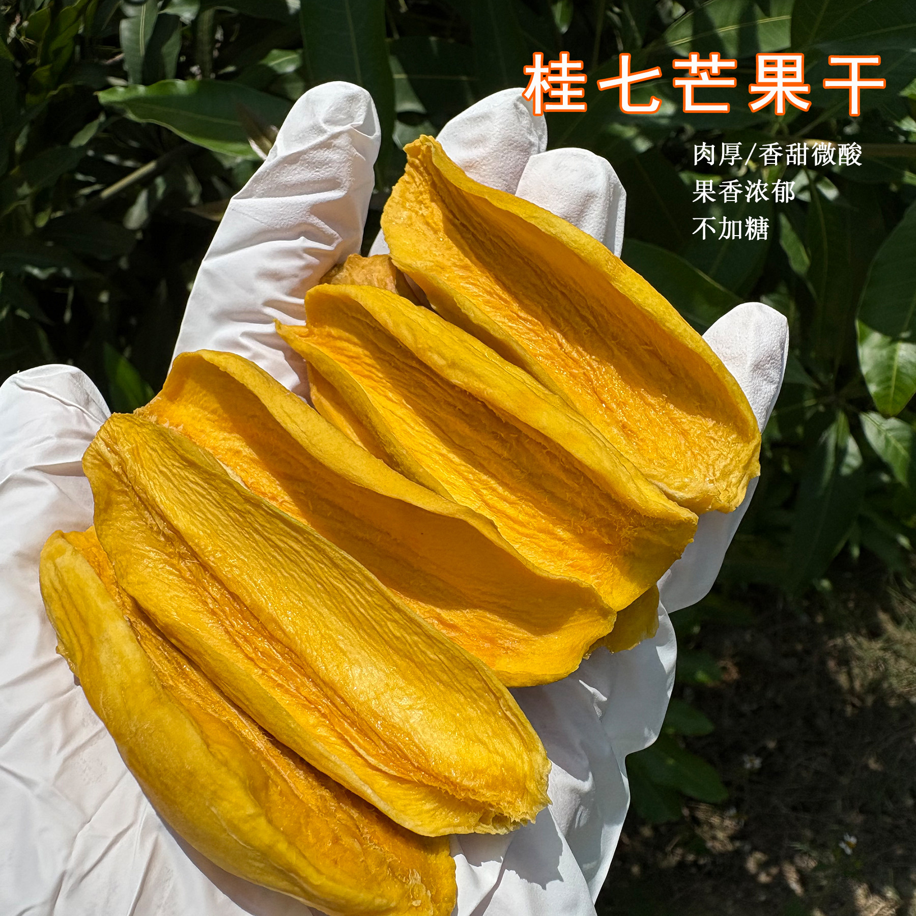 百色桂七芒果干酸甜肉厚原味无添芒果干