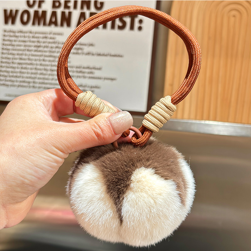 可爱小棉花真獭兔毛棉花汽车钥匙扣挂件毛绒球书包包挂饰礼物绳款,服饰配件/皮带/帽子/围巾,钥匙扣,淘宝优惠券,粉丝福利购,淘宝优惠卷