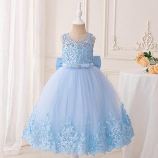 first Princess birthday baby mesh gown dress女童礼服 girl