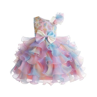 Children Party Dresses For Girls Princess Kids Baby Clothes