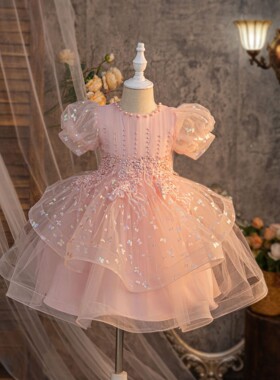 Baby Girls Birthday Party Dress Summer Clothes For Kids