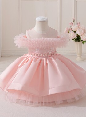 礼服0-5 Year Old Baby Christmas Girl Birthday Princess Dress