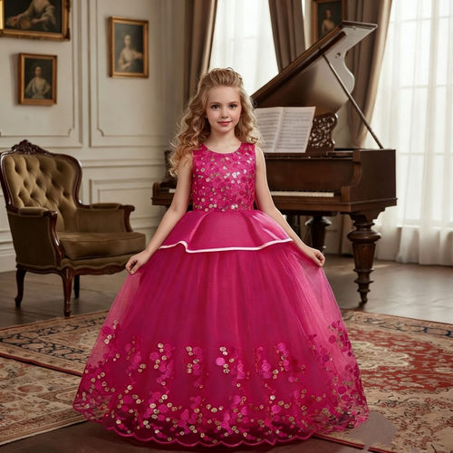 Party Princess Dress Kids Children Baby Girl Wedding Dresses