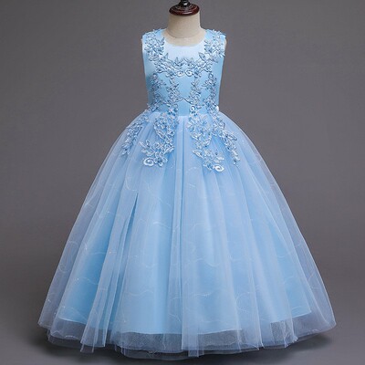 girl dress princess girl sequins children long wedding dress