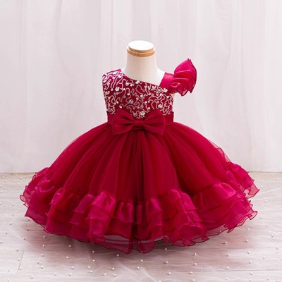 Girls Formal Dress Party Bridesmaid Kids Dresses For Girls