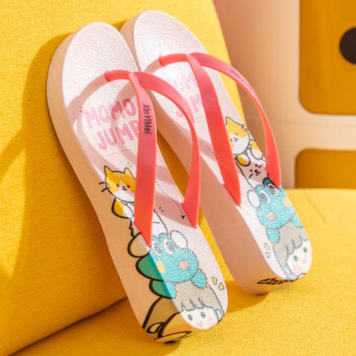 厚底室内家居洗澡防滑百搭风拖鞋