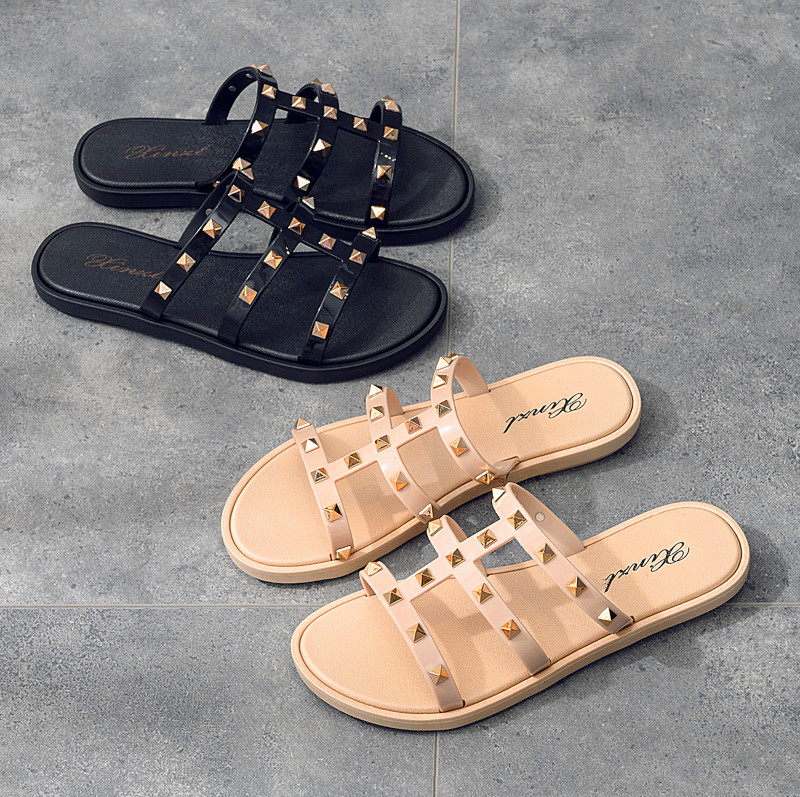 拖鞋女夏款外穿网红室内户外家居家柳丁时尚海边女士夏季防滑平底,女鞋,一字拖,淘宝优惠券,粉丝福利购,淘宝优惠卷